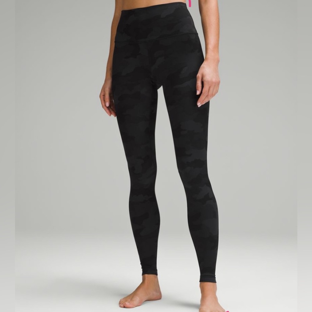 COPY - brand new lululemon camo legging high rise 28